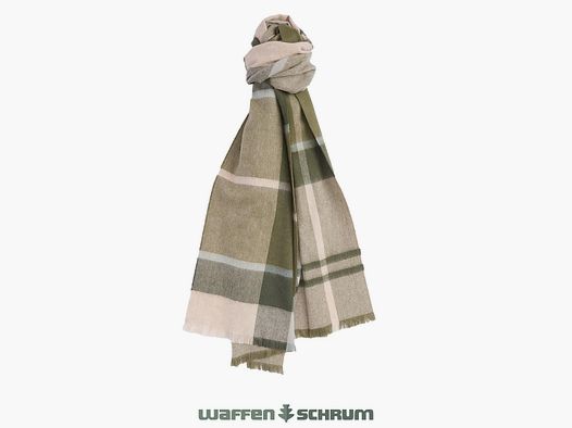 Szalik Barbour Rosefield Starożytna loden