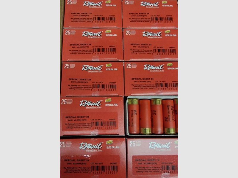 Rottweil Special Skeet 24 12/70-2mm 250 Stk. Angebot