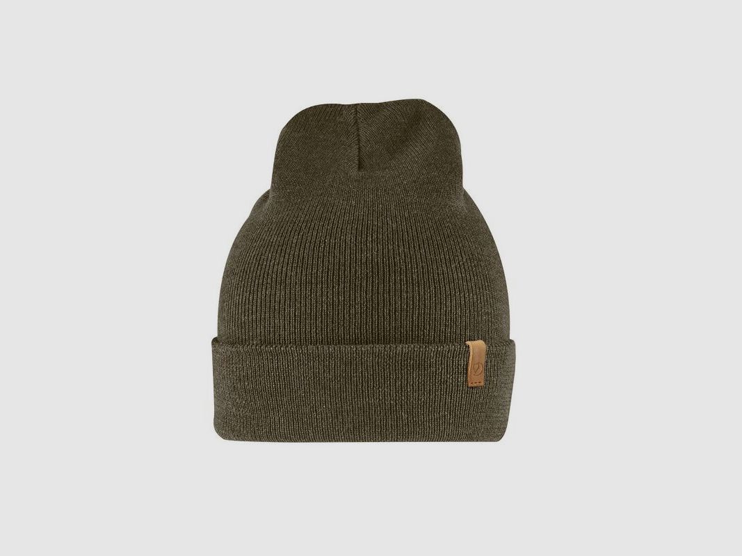 Fjällräven Unisex Strickmütze Classic Dark Olive OneSize