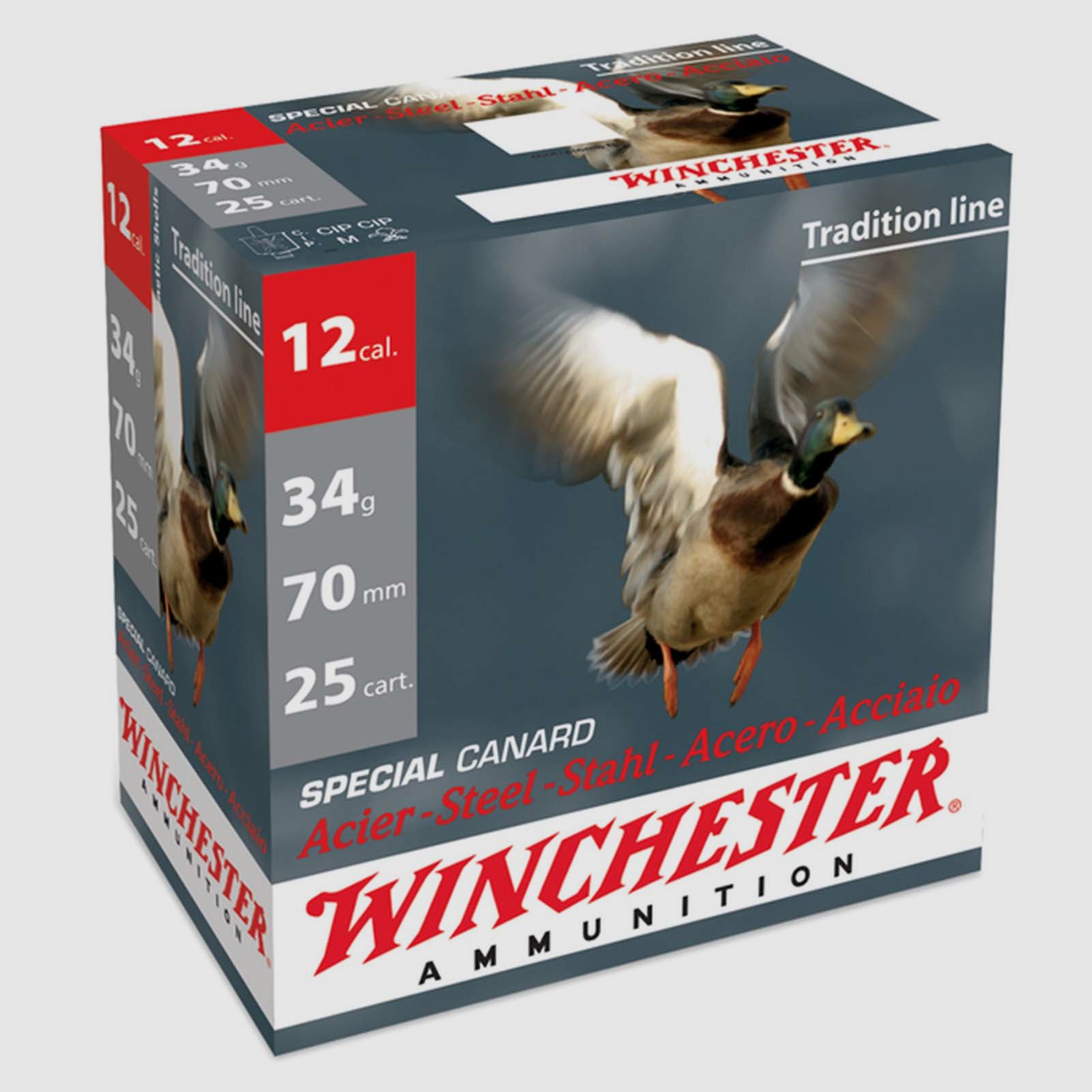 Winchester Special Canard Steel .12/70 34g #4 (3,2mm) 25 cartucce