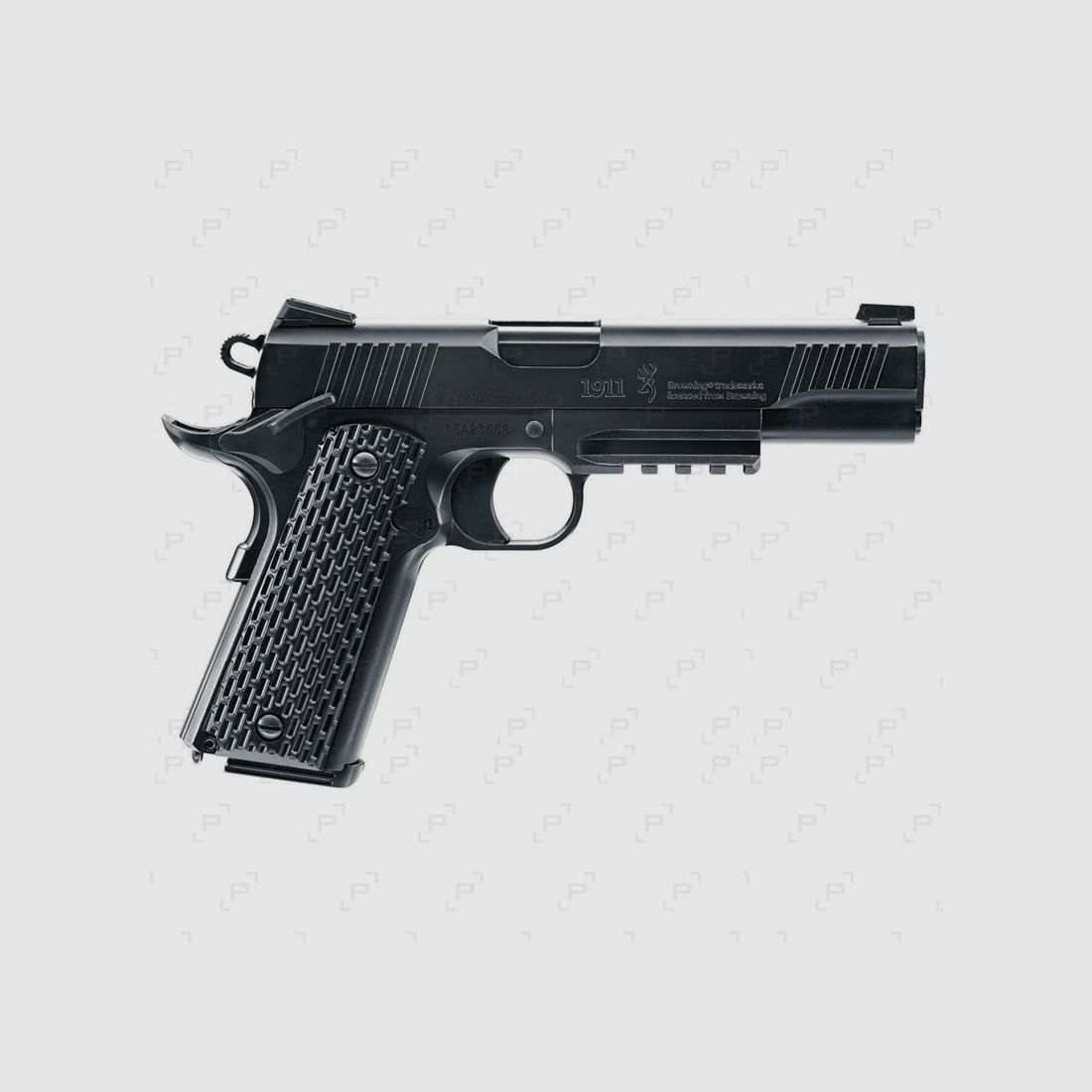 Federdruck-Airsoftpistole BROWNING 1911 HME Kaliber 6 mm, Bild 3 von 3