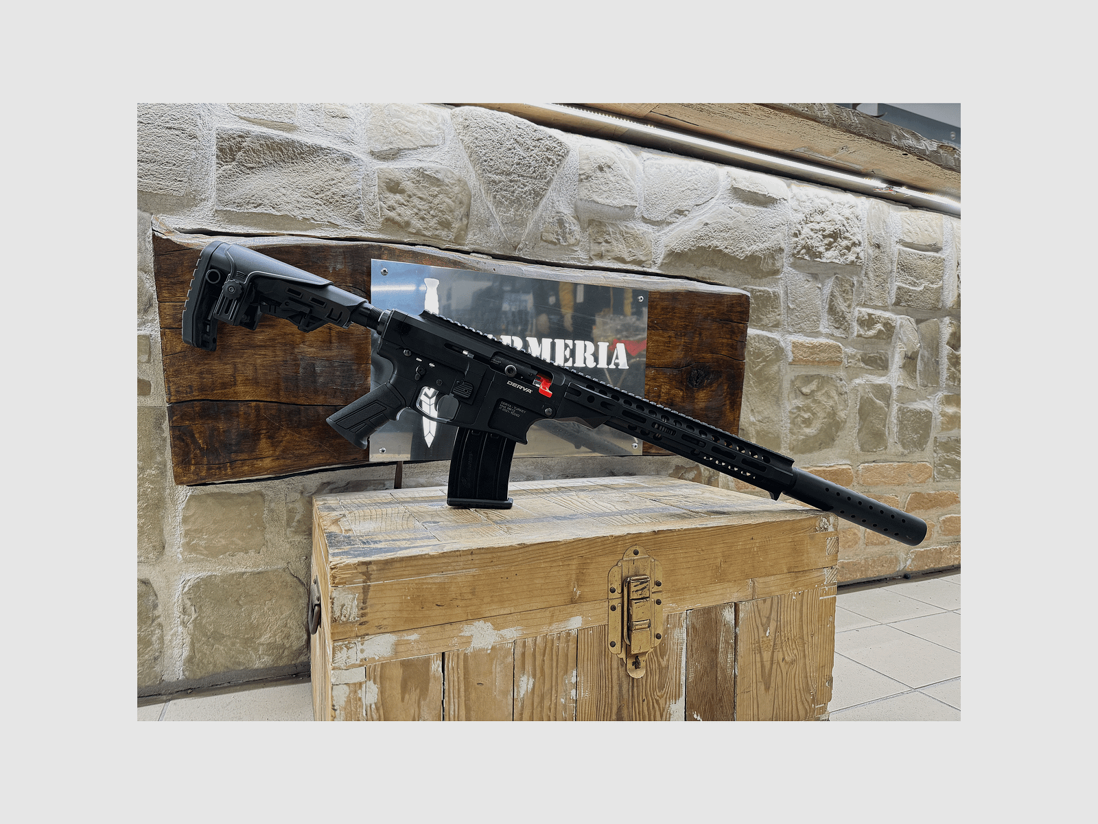 USED – SEMIAUTO RIFLE – DERYA MOD. MK12 cal. 12, image 1 of 5