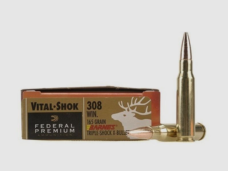 Federal Premium Barnes TSX .308 Win. 165GR HP 20 Patronen