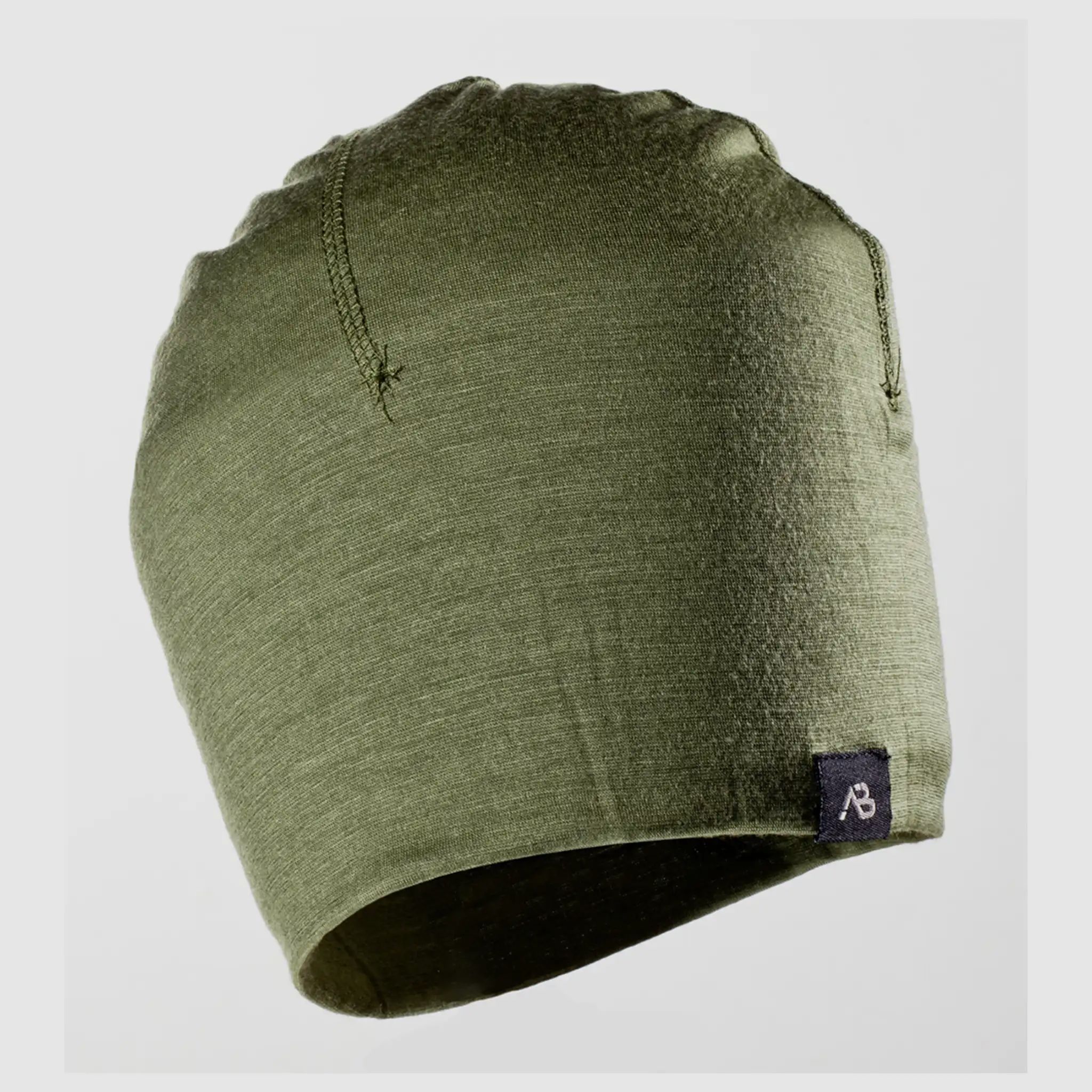 A. Blöchl Beanie Lite Merino - Oliwkowy
