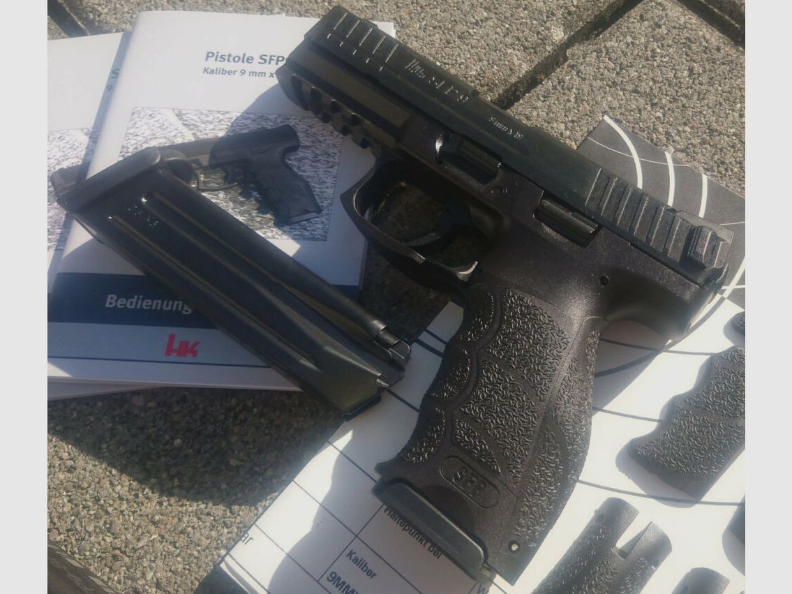 Heckler & Koch Pistole, Heckler & Koch SFP9-SF (Special Forces), 9x19; 9mm Para; 9mm Luger