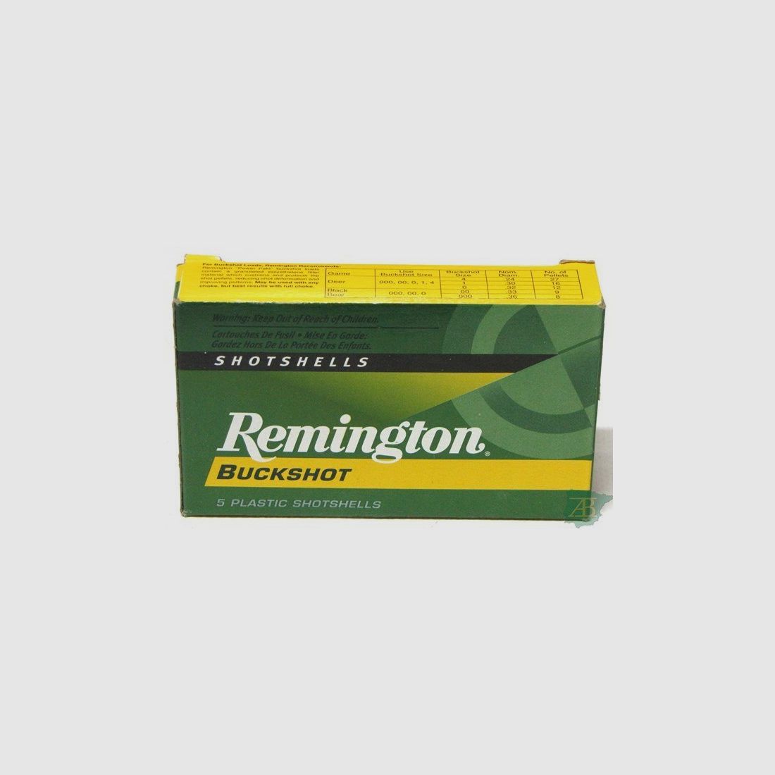 Remington 12 Buckshot Cartridges