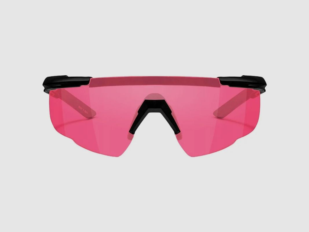 OKULARY STRZELECKIE WILEY X SABER ADV BLACK FRAME - VERMILLION, zdjęcie 1 z 2