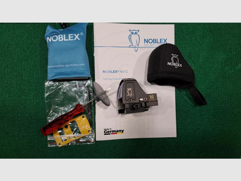 NOBLEX NV Sight G Reflexvisier Leuchtpunktvisier 3,5 MOA inkl. Picatinny-Montageplatte