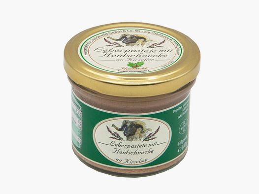 Heidewild Leberpastete mit Heidschnucke an Kirschen