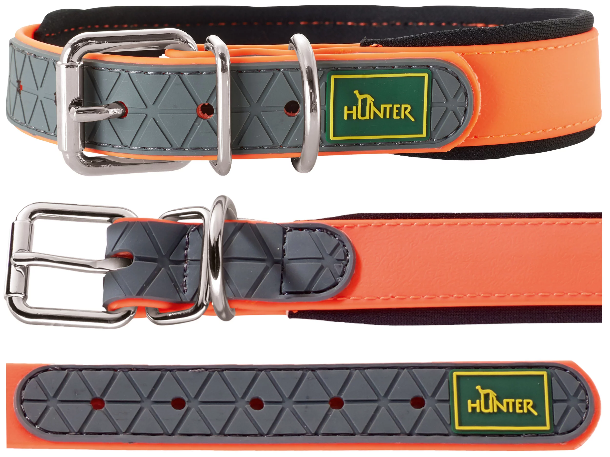 Collier Convenience Comfort orange fluo, image 4 sur 6