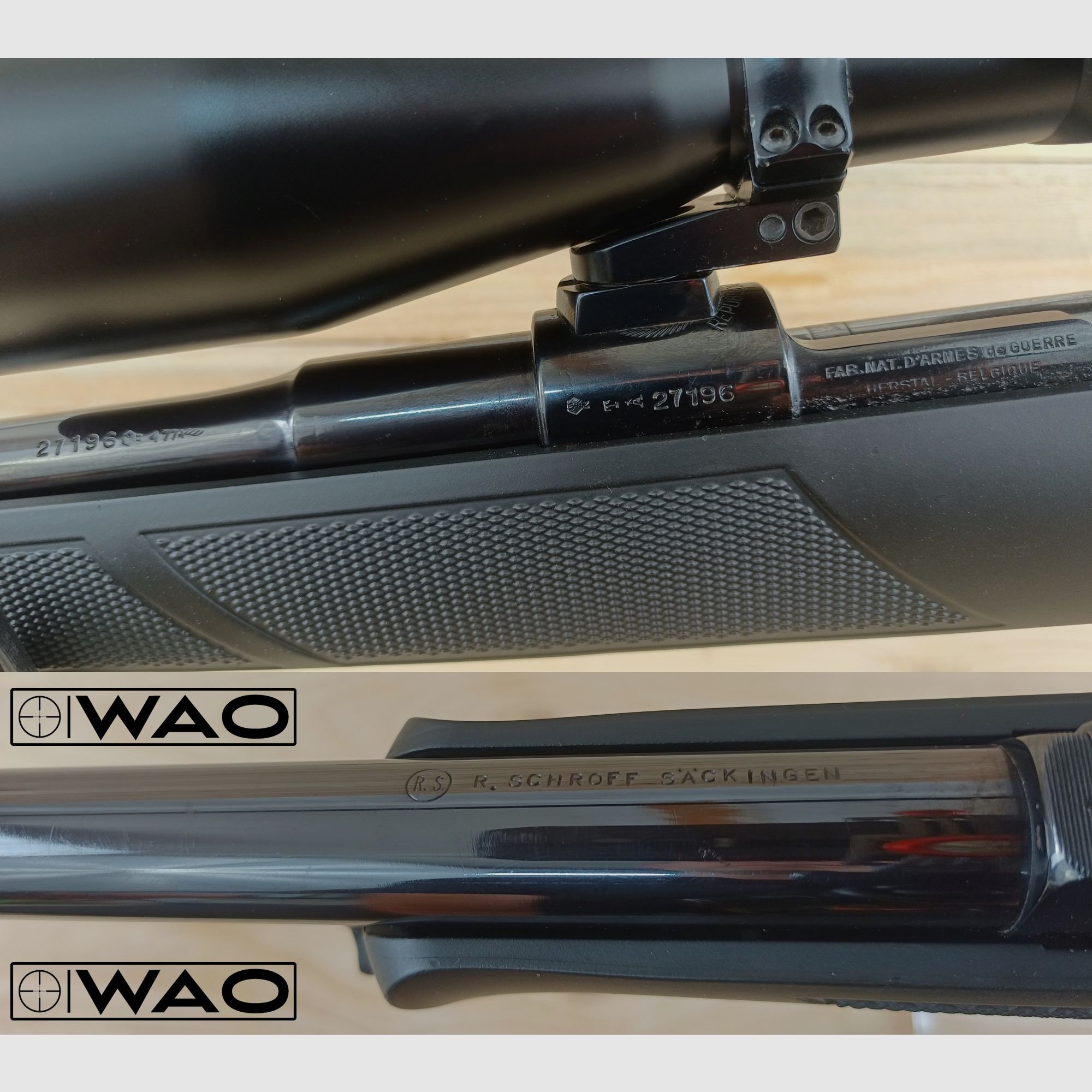 Mauser Pérou, FN Mod. 1935 Pérou, R. Schroff, Cal. 7,5x55 Suisse *Unikat avec DOCTER Basic*