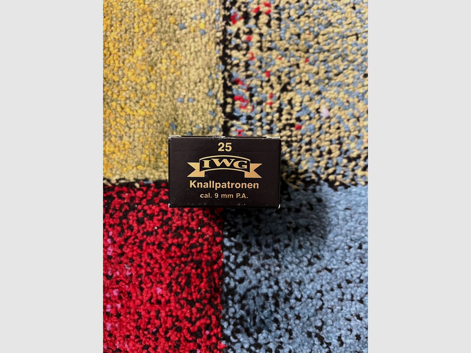 9mm PAK blank cartridges IWG - collector!