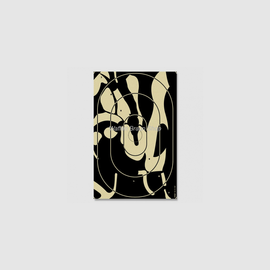 BDMP-Specchio „Pistola della Polizia 1“ (PP1) 10/15/25 m Scatola originale per bersagli di tiro