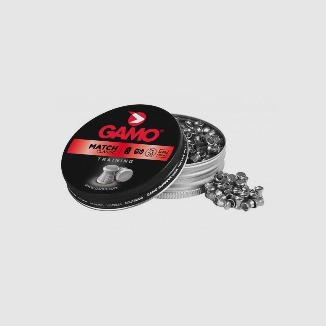 Gamo Match Kaliber 4,5 mm / .177 Diabolos mit flacher Spitze