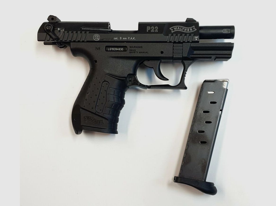 UMAREX Walther P22 Classic Schwarz Kal. 9mm P.A.K. - gebraucht