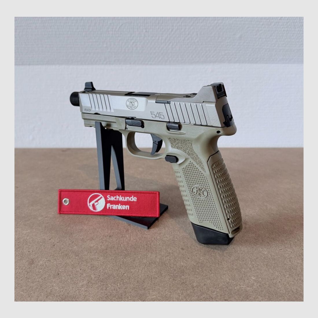 FN 545 Tactical – .45 ACP – FDE – Optics Ready – ¡NUEVA Y DISPONIBLE DE INMEDIATO!, imagen 2 de 7