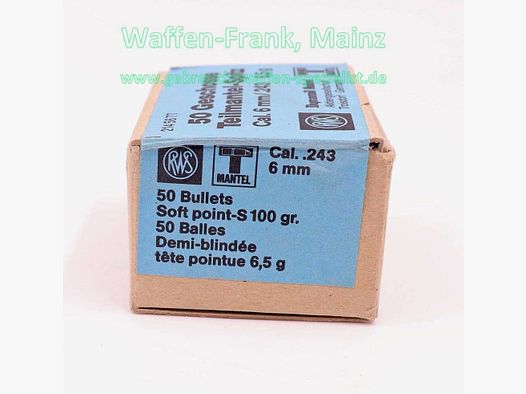 RWS (WZd.Fa.Rottweil) rifle cartridges