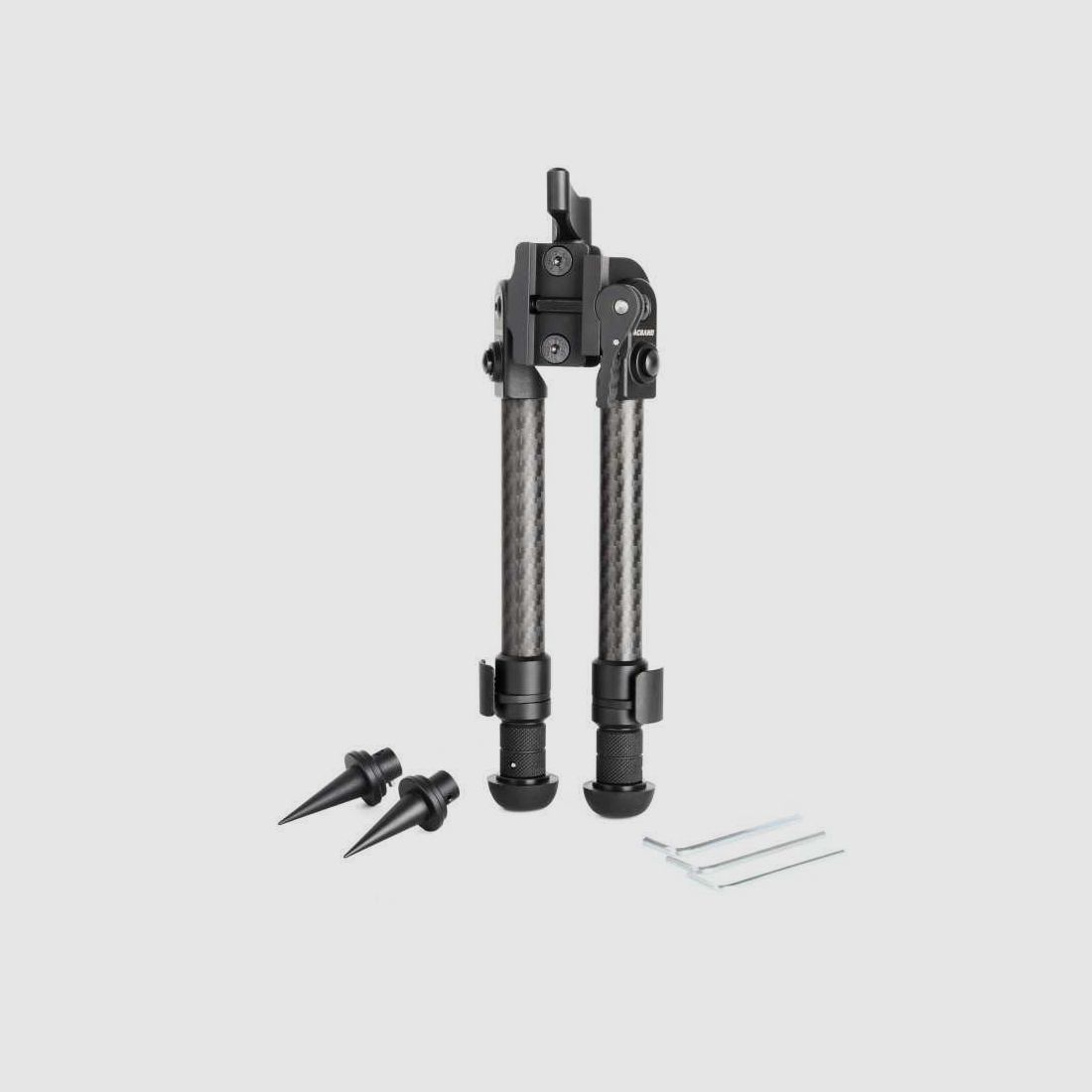 Bipiede REGOLABILE 8-11" IN CARBONIO, immagine 4 di 4
