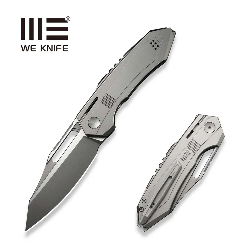 Nóż składany WeKnife Bogey LE No 127/200 Gray Titanium, Stonewashed / Satin M390 (WE23088-2)