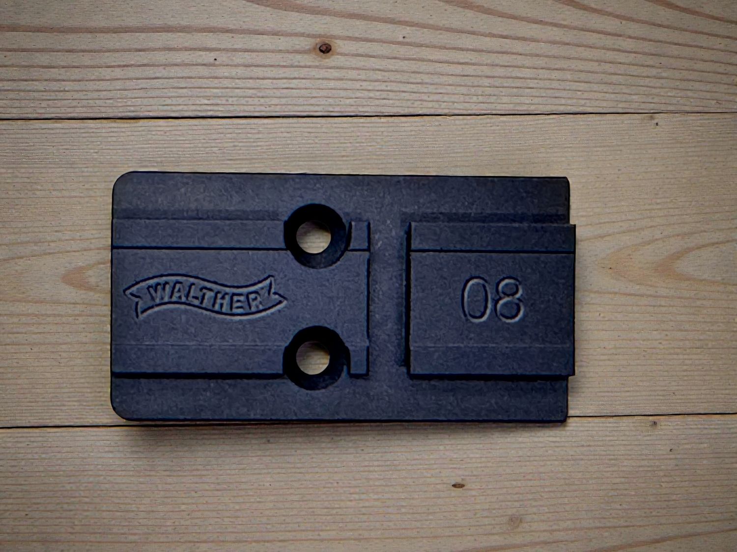 Plaque d'adaptateur Walther 08 pour Aimpoint Acro