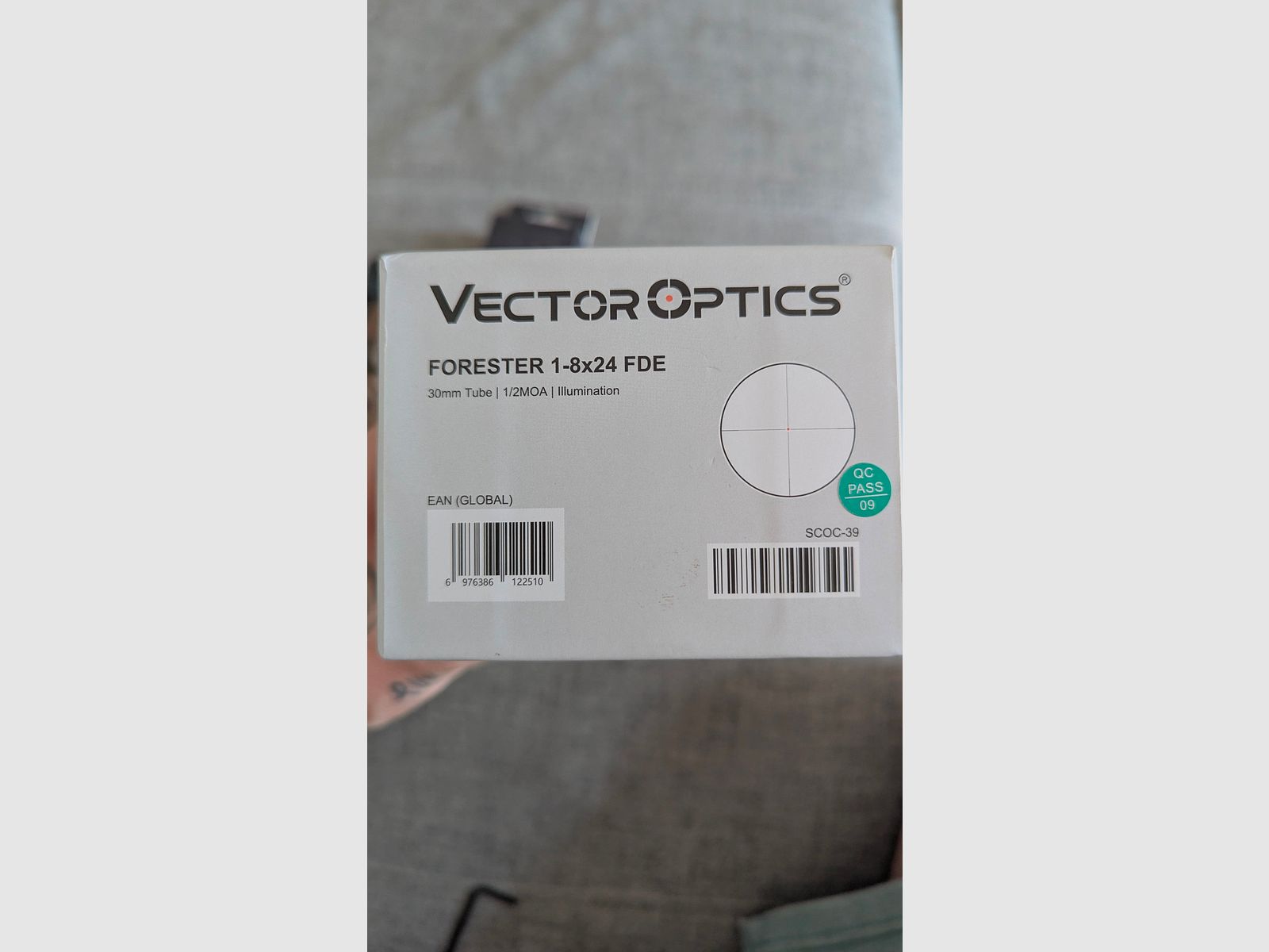 Vector Optics Forester 1-8x24 FDE incl. blokmontage