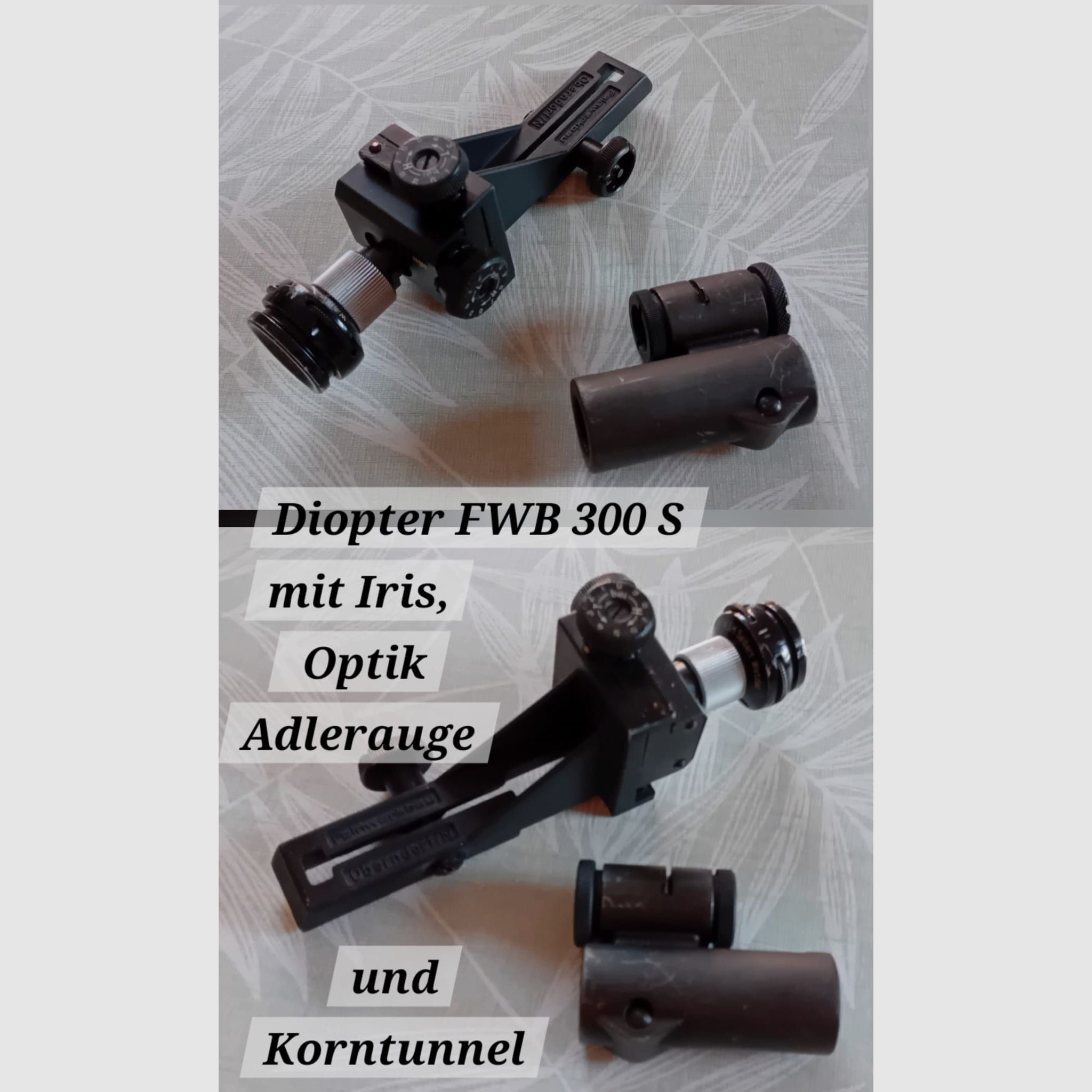 Diopter - Visierung passt für Feinwerkbau 300 S