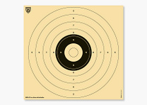 BDS Zielscheibe Z20 25 Meter Zeitserie 50 St. 55x52 cm
