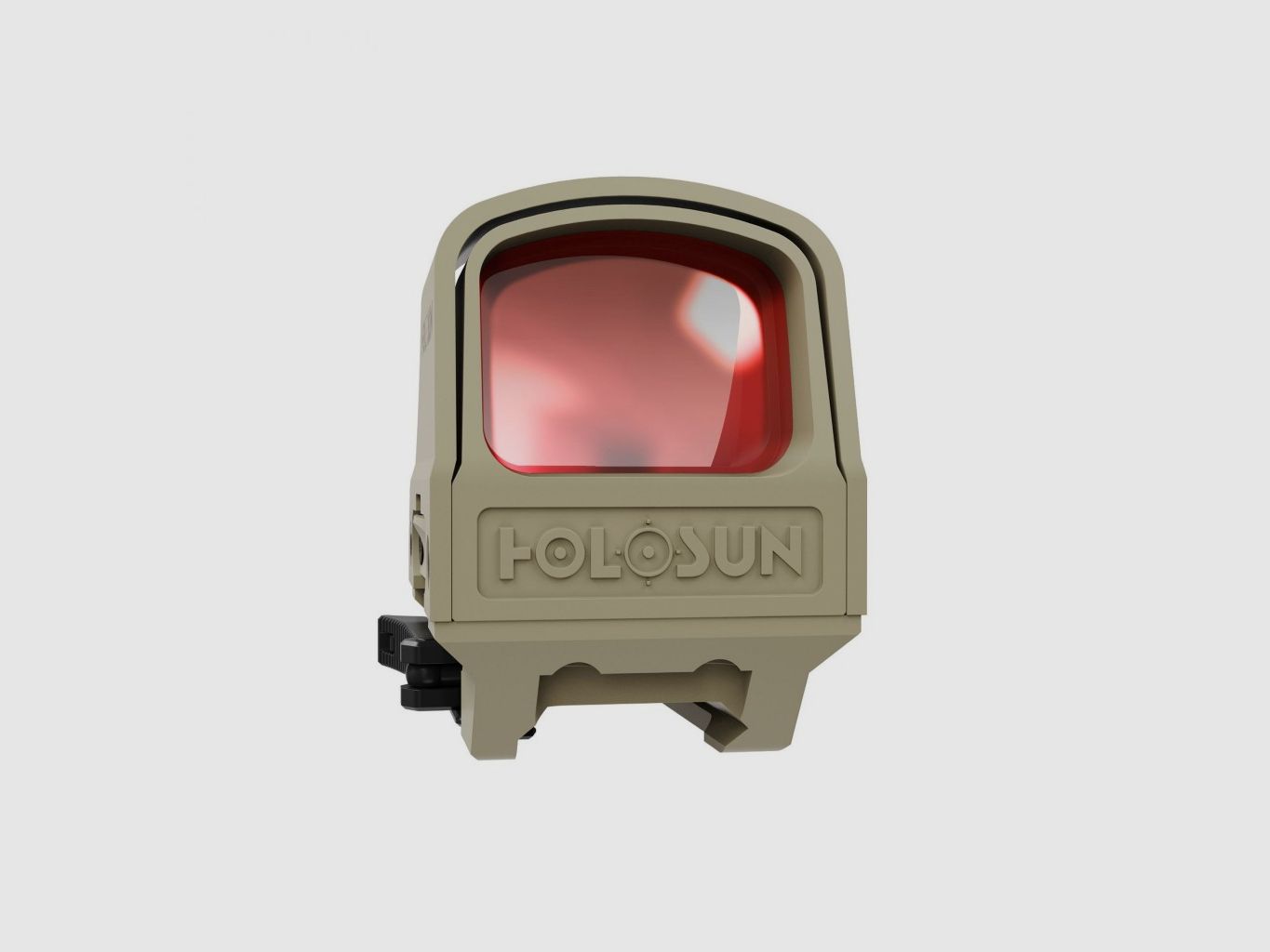 Set Holosun, mirino olografico Holosun, modello HS510C-RD-FDE con reticolo rosso: punto 2MOA, 65MOA cerchio e 65MOA cerchio e ingranditore HM3X-FDE, immagine 5 di 12