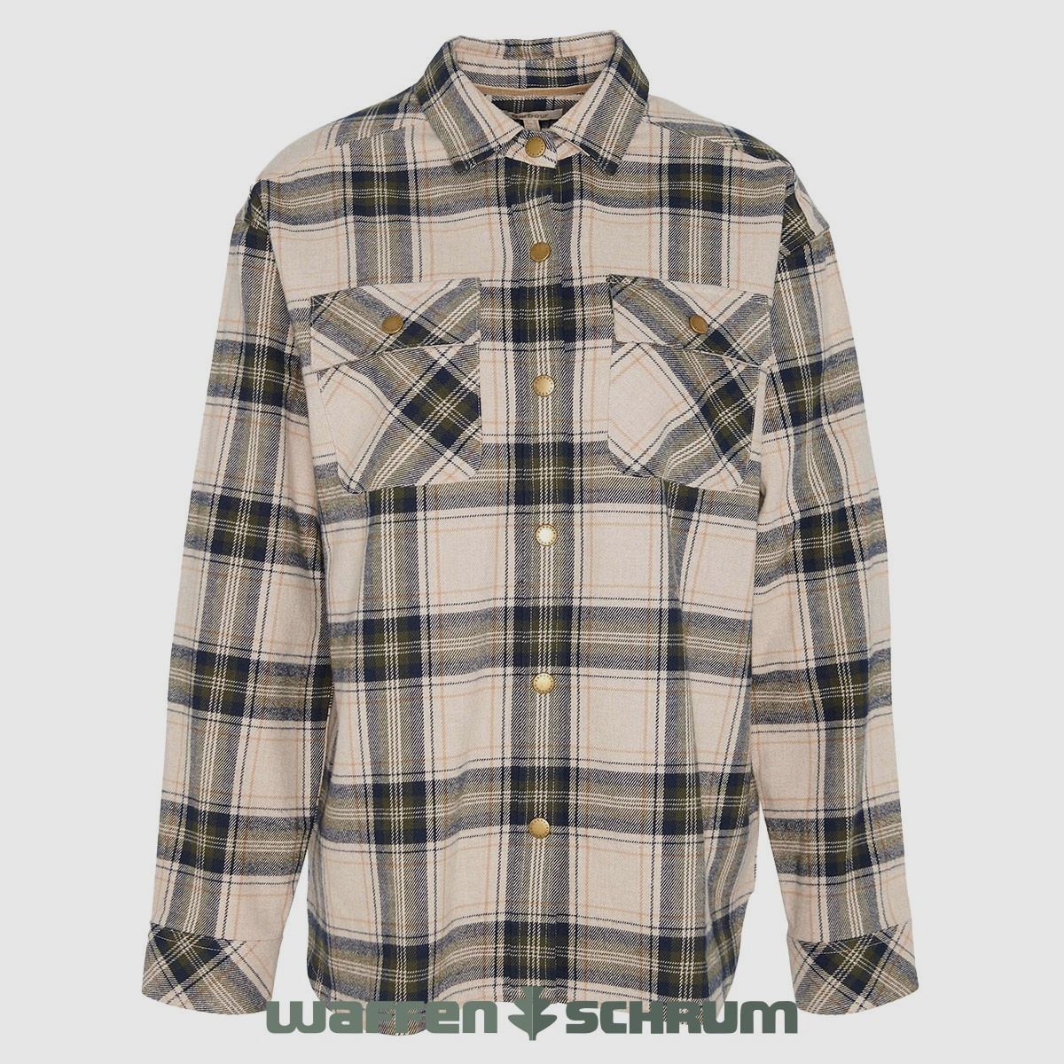 Barbour Bluse Highfield Sand dune check