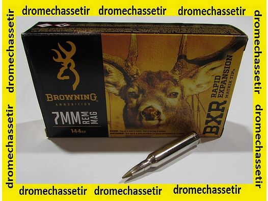 Pudełko 20 nabojów Browning BXR, kal. 7mm Remington Magnum, 144 grains
