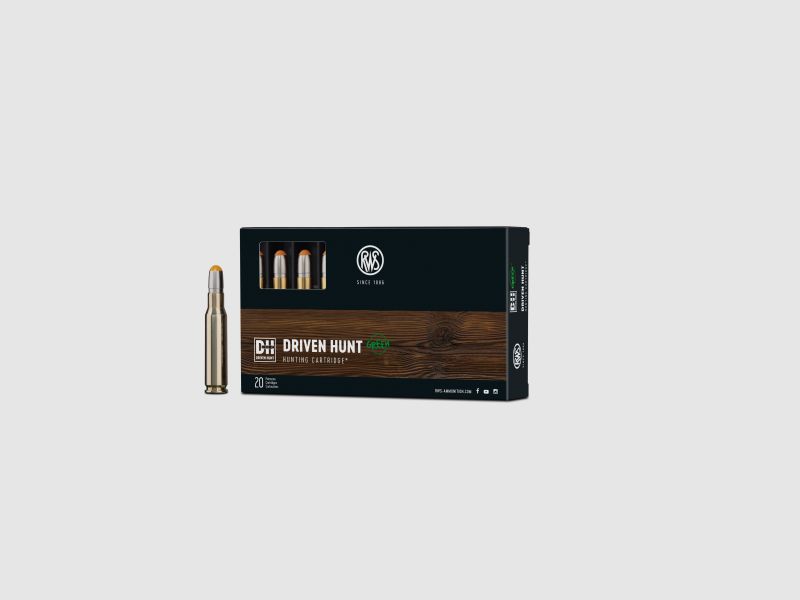 RWS .300 WinMag Driven Hunt 10,7g bleifreie Büchsenmunition