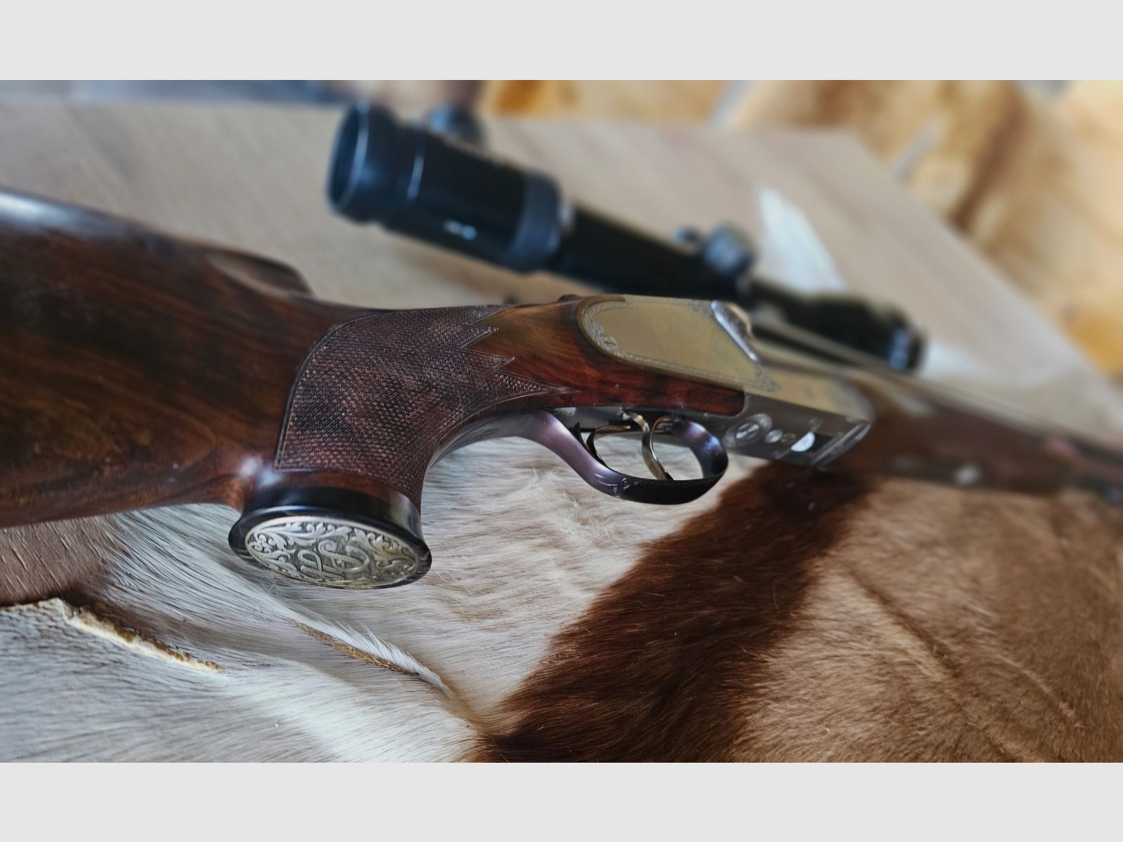 Dubbelbuksdrilling Mod. 37B - 9,3 x 74R, 9,3 x 74 R, 20/76 Mag.