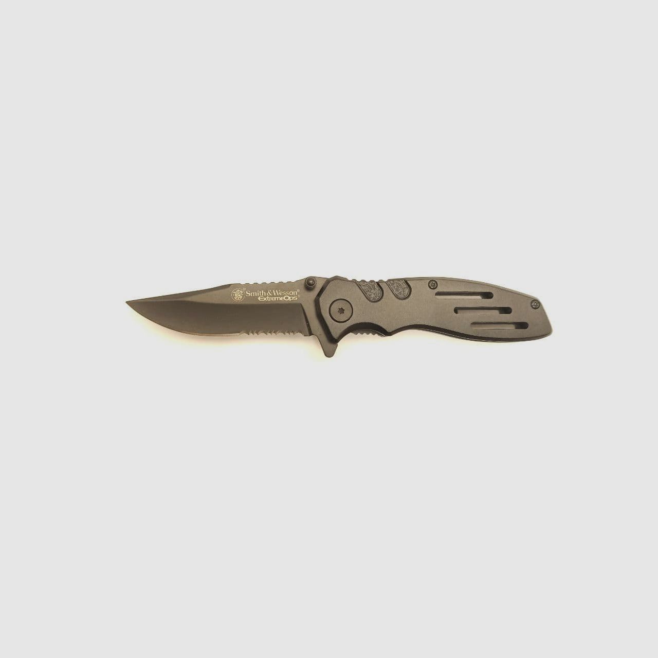 Extreme Ops Serrated Folder (Smith & Wesson - SWA24S)