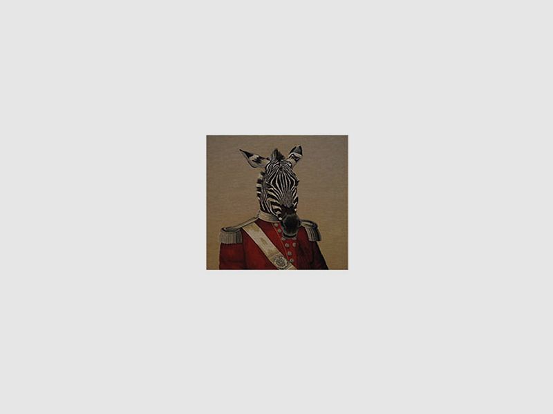 Cuscino Lovergreen motivo cuscino zebra rivestita