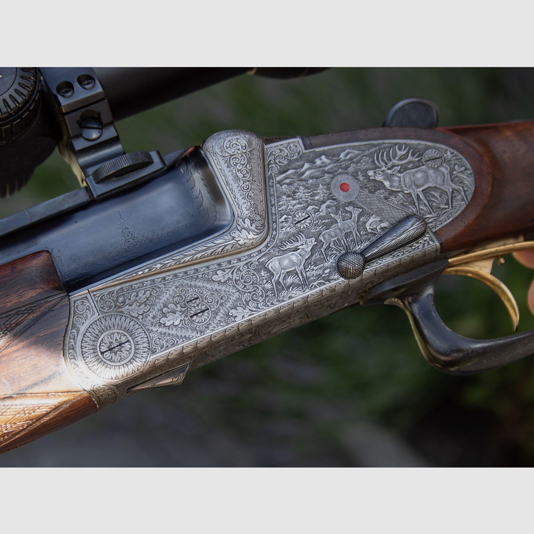 Ferlacher Bockdrilling von Josef Hambrusch inkl. Munition und Tasche
