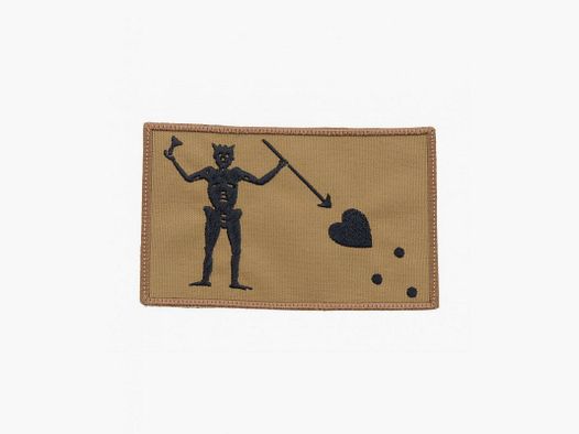Die Patcherei "Barbanera Grande" 11,5X7 cm gestickt Coyote