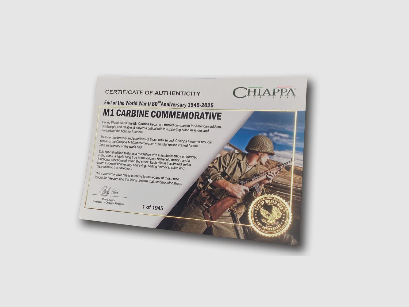 Chiappa M1-22 Carbine - Drewno .22 LR EDYCJA UPAMIĘTNIAJĄCA