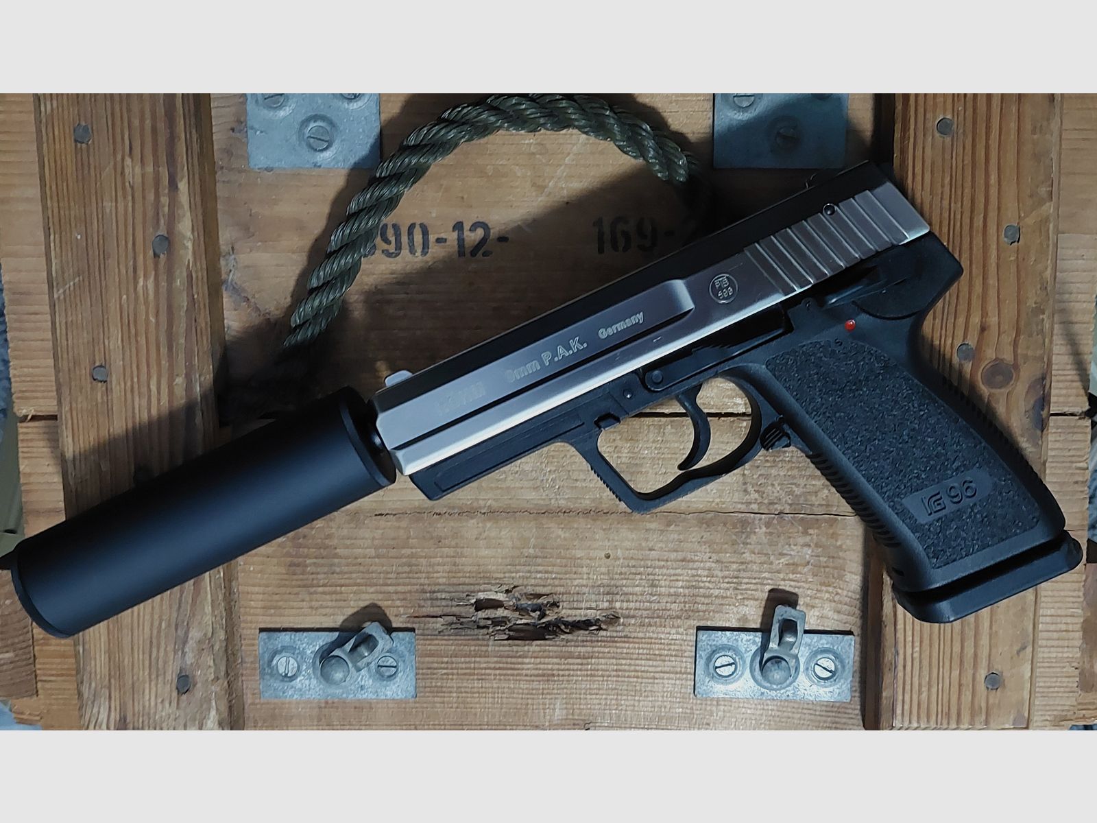 RÖHM - RG96 - Match - matt chrom (PTB 699) Glock RG 96 Walther