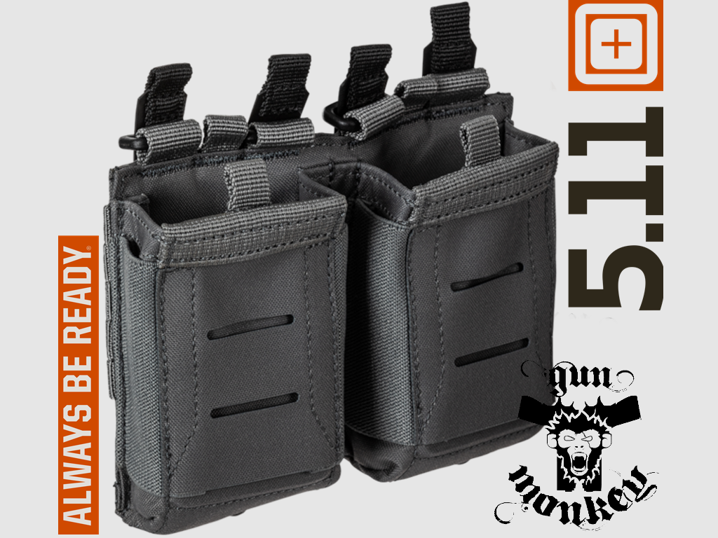 Doppelte Magazintasche für Gewehrmagazine 5.11 Flex Double AR Mag 2.0 Farbe 092 Storm (56754), Bild 4 von 4