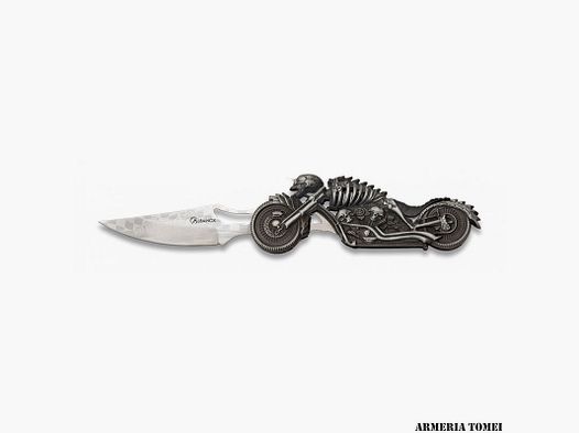 ALBAINOX – COLTELLO SCHELETRO MOTO CON LUCE LED