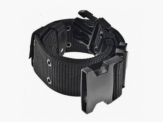 US Lochkoppel LC2 Schwarz - bis 130cm verstellbar – Army Belt Steckverschluss