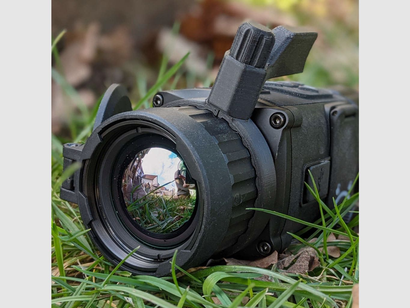 For Hikmicro TH50: Quick adjustment lever for attachment device focus