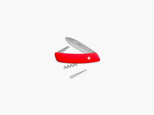 Zwitserse messen Swiza D01 Matte Rood 7,5 cm