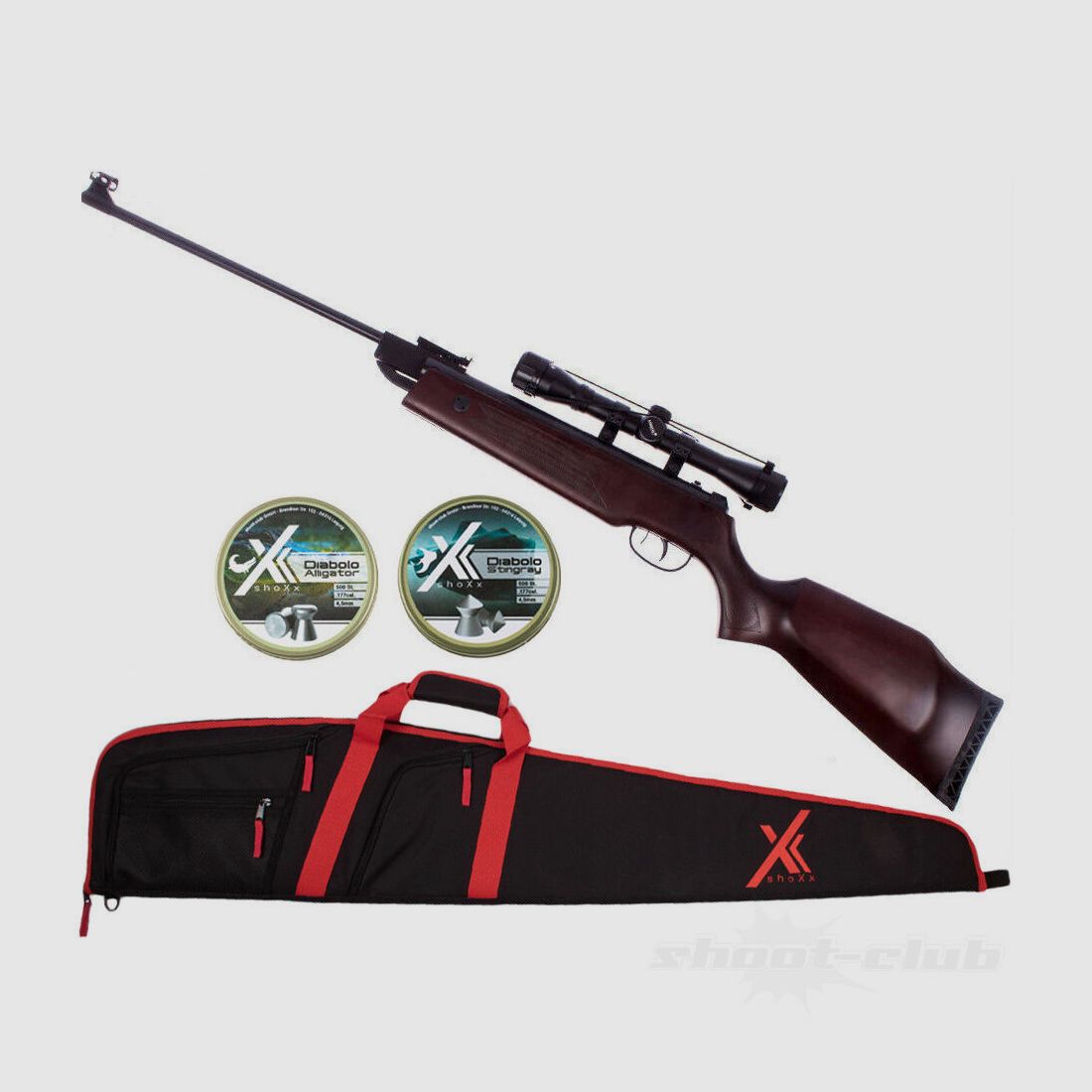 Hämmerli Hämmerli Hunter Force 750 4,5mm Diabolos Futteral - Set