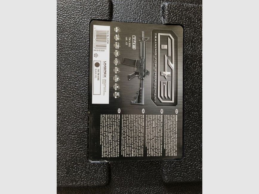 Waffenkoffer Gewehrkoffer Umarex (TM 4 RIS) schwarz 