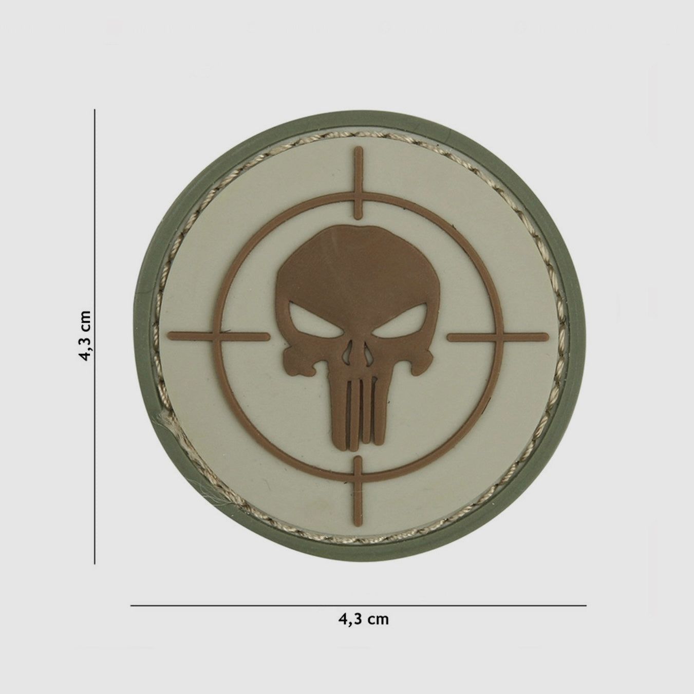 Patch PVC Punisher Sight COYOTE