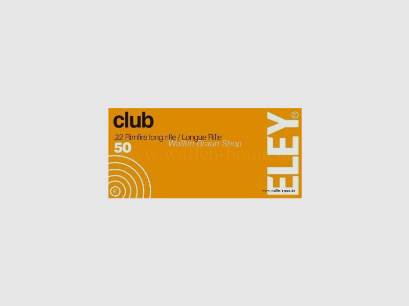 ELEY CLUB 22L.R. 50 Stück
