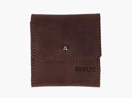 2Wolfs – Leather ammunition pouch for 5 rounds – AFRICA – Brown