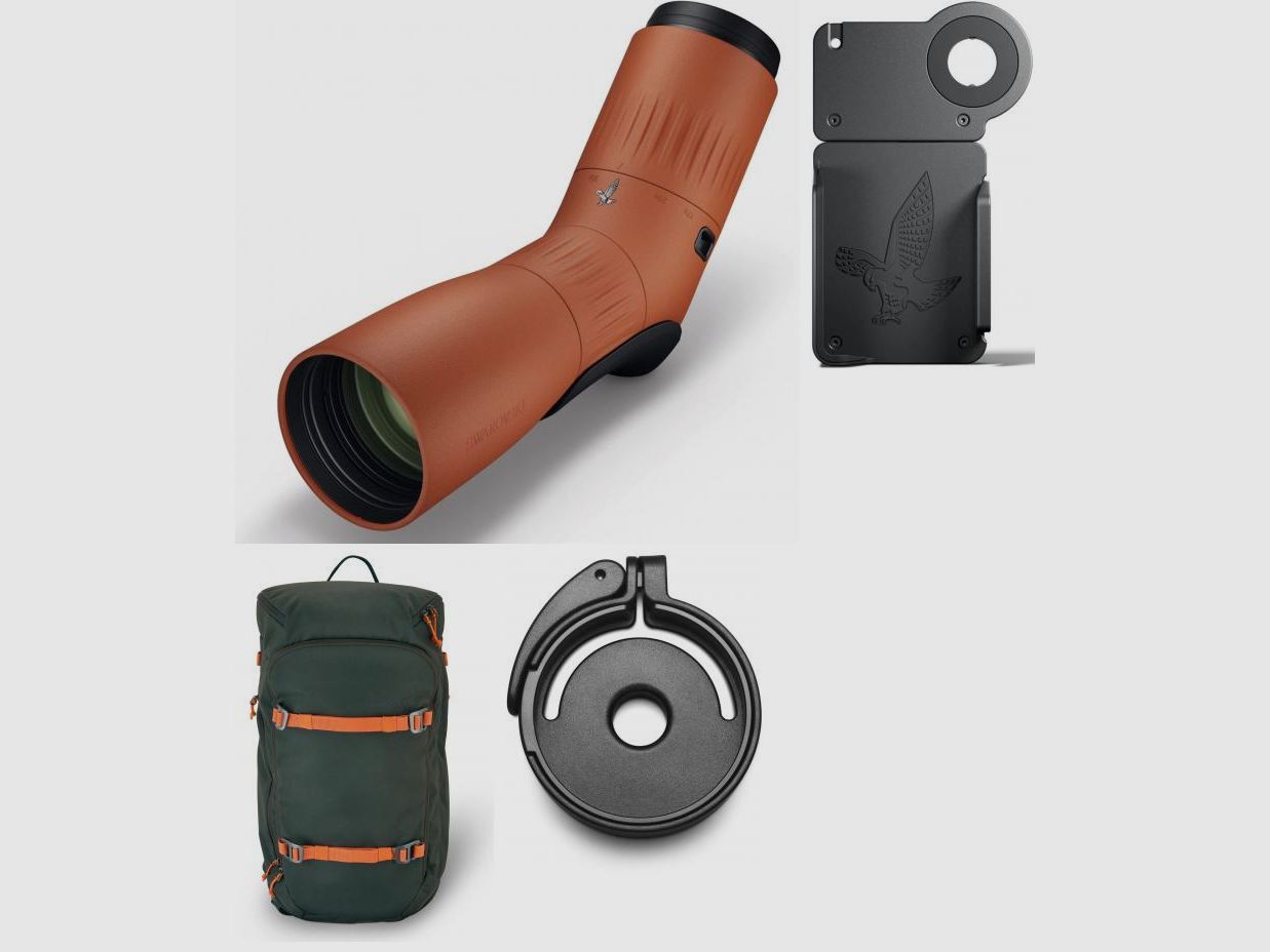 SWAROVSKI OPTIK Swarovski ATC 17-40x56 Pomarańczowy Pakiet Ekspert do Obserwacji Ptaków