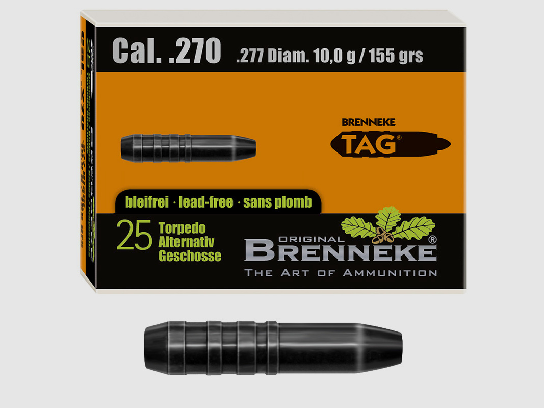 BRENNEKE Geschoss .270 TAG